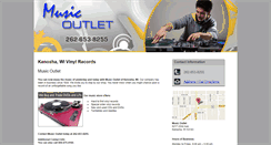 Desktop Screenshot of musicoutletkenosha.com